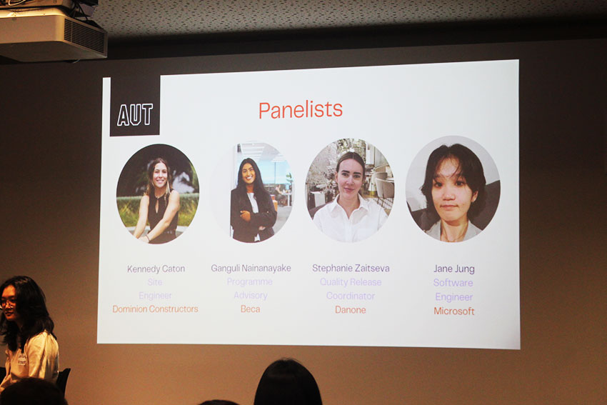 Women in tech stand together and network